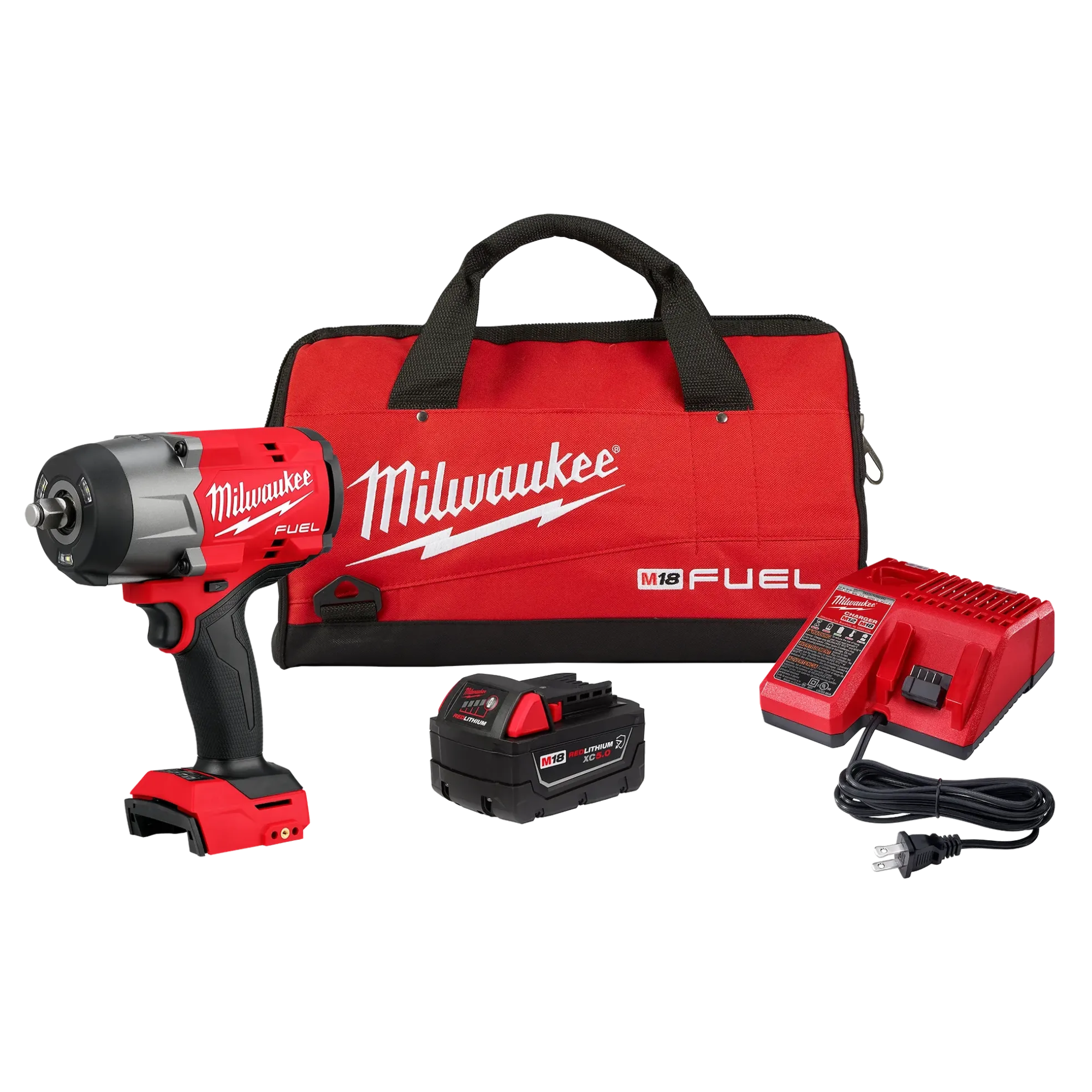 Milwaukee M18 FUEL 1/2" High Torque Impact Wrench w/ Friction Ring Kit from Columbia Safety
